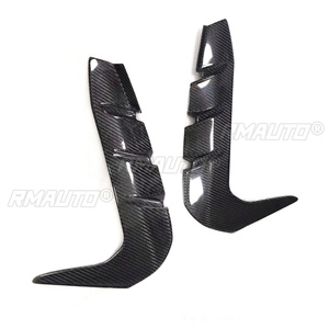 2PCS Carbon Fiber Rear Bumper Side Skirts <b>Splitter</b> Decoration Cover Trim Panel Fit for Toyota GT86 Subaru BRZ 2022-2023 - Product Image 3