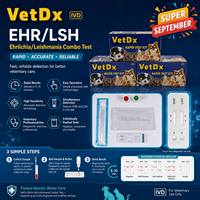 VetDx Ehrlichia Leishmania 2-in-1 Combo Snelle Test EHR LSH Veterinaire Diagnostische Kit