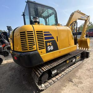 Excavadora Hidráulica Usada Original de Japón para Komatsu PC55 56, Mini Excavadora de 5T con Garantía de 1 Año, con Bomba y Motor - Product Image 1