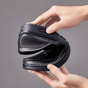 Mocasines de cuero transpirable perforado para hombre, zapatos casuales sin cordones con suela de goma para el tiempo libre - Product Image 4