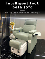 Fauteuil de massage pour salon, mobilier de salon de manucure, station de massage électrique pour pédicure, siège de pédicure de luxe