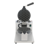 Máquina para Hacer Waffles de Burbujas con Superficie Antiadherente y Termostato Ajustable, al Mejor Precio