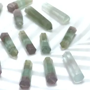 Wholesale Cristal Tower Fluorite Wands Points Healing Stones For Spiritual Products