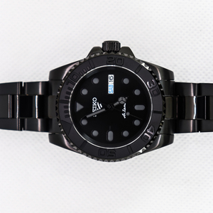 Montre mécanique avec mouvement NH35, cadran en cristal saphir OEM, design tendance, bracelet en acier inoxydable, résistance à l'eau 5 ATM - Product Image 2