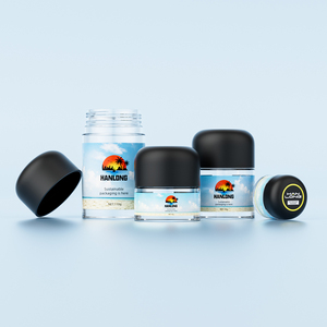 Barattolo personalizzato antiodore 5 <span class=keywords><strong>50</strong></span> 70 110 150 220 <span class=keywords><strong>ml</strong></span> barattoli ermetici in <span class=keywords><strong>vetro</strong></span> a prova di bambino vaso di fiori contenitore con tappo - Product Image 2