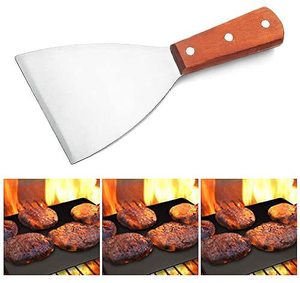 Parrilla <span class=keywords><strong>de</strong></span> acero inoxidable para carne, tortitas, hamburguesa, espátula para cocinar barbacoa - Product Image 4