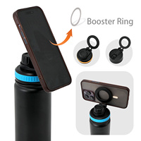 Bouteille d'eau magnétique de 1200ml isolée sous vide en acier inoxydable pour sport et voyage avec bouchon magnétique écologique sans BPA