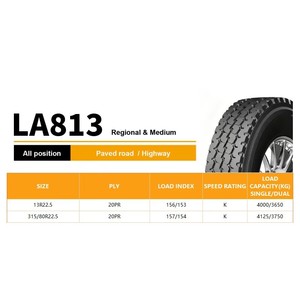 Neumáticos Radiales de Alta Resistencia Premium 13R22.5 315/80R22.5 TBR para Camiones, Vehículos Comerciales, Todas las Posiciones de Rueda, Venta al Por Mayor - Product Image 6