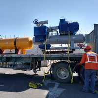 Vis à deux étages Type ouverts anticorrosion, unité de compresseur à haute pureté pour chambre froide