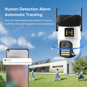 LS tầm nhìn PTZ không dây IP an ninh <span class=keywords><strong>Bluetooth</strong></span> loa máy ảnh hỗ trợ hình người phát hiện âm thanh thông minh và báo động ánh sáng - Product Image 6