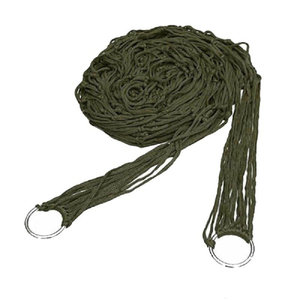 <span class=keywords><strong>Hamac</strong></span> maillé en corde de nylon <span class=keywords><strong>pour</strong></span> filet de couchage extérieur Portable Camping <span class=keywords><strong>jardin</strong></span> plage cour voyage balançoire lit suspendu 150kg capacité tout - Product Image 4