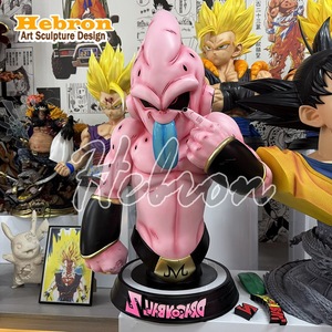 Scultura in Fibra di Vetro a Grandezza Naturale del Busto di Boo Buu, Famoso Personaggio Giapponese <span class=keywords><strong>dei</strong></span> <span class=keywords><strong>Cartoni</strong></span> Animati in Resina - Product Image 6