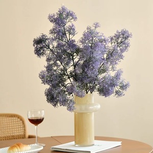 Flores Artificiales de Color Morado, Variedad Mixta, Hechas a Mano, Decoración para el Hogar, Estilo Mediterráneo, Accesorios para Fotografía - Product Image 2