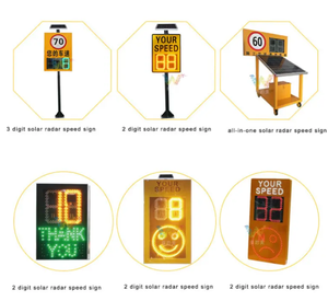 Bán Buôn Năng Lượng Mặt Trời Powered Kỹ Thuật Số LED Hiển Thị Radar Tốc Độ <span class=keywords><strong>Detector</strong></span> Dấu Hiệu Xe Radar Thiết Bị Phát Hiện - Product Image 3