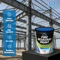 Pintura de Revestimiento Ignífuga para Estructuras de Acero Intumescente de Tipo Delgado Especial para Exteriores de Edificios Industriales