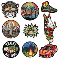 Écussons brodés et appliques thermocollantes ou à coudre pour vêtements, vestes, jeans et sacs à dos - Badges brodés tendance