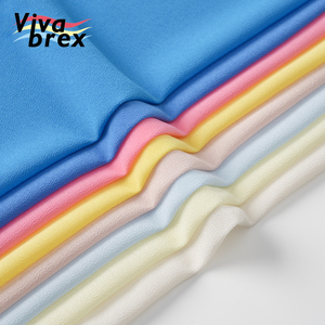 95gsm ที่มีความหนาแน่นสูง58/60 "100% กว้างผ้าชีฟองเนื้อมุกโพลีเอสเตอร์เนื้อมุกที่แข็งแรงชุดเสื้อสำหรับเด็กหญิงเด็กชายสีฟรี - Product Image 2