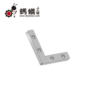 ตัวเชื่อมอะลูมิเนียมโปรไฟล์ Ant Factory รุ่น AHCK306-K10-135 สำหรับชิ้นส่วน Yiheda ใช้ในอุตสาหกรรมก่อสร้าง - Product Image 2