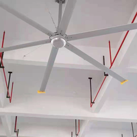 Ventilateur de plafond industriel WEIYU 20FT, 6 pales en alliage de magnésium aviation, moteur silencieux 40dB, 60 tr/min, 220V/380V, grand flux d'air