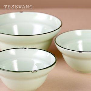 Tazón de Sopa de Porcelana <span class=keywords><strong>Insa</strong></span>, Bonito y Fresco, Vajilla Duradera, Portátil y Reutilizable, Juego de Vajilla Ecológico - Product Image 3