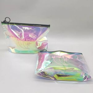 Bolsa de PVC Reutilizable con Cierre, Impresa con Serigrafía, Iridiscente, Colorida, Impermeable, para Almacenamiento de Maquillaje y Bolígrafos, Fábrica de Zhejiang - Product Image 6