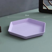 Vente en gros Nordique PP Plats en plastique Assiettes à dîner Ensembles Os Alimentaires Plat Restaurant Home Party Cuisine Plateau Fournitures
