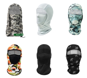 Uomo estivo sport all'aria aperta protezione viso passamontagna di seta da equitazione maschera antivento per lo sci ciclismo pesca poliestere - Product Image 5