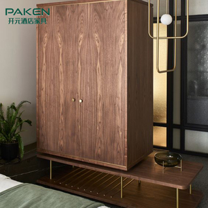 Factory custom modern wardrobe cabinet and luggage set for ghana hotel - Product Image 3