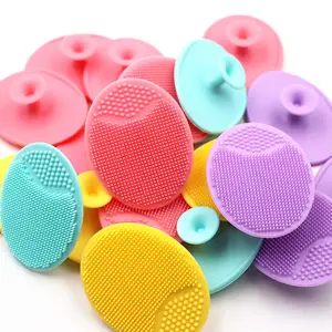 Facial SPA Massager Silicone Face Scrubber Brush Facial Cleansing Brush Exfoliating Spin Brush Blackhead Scrubber