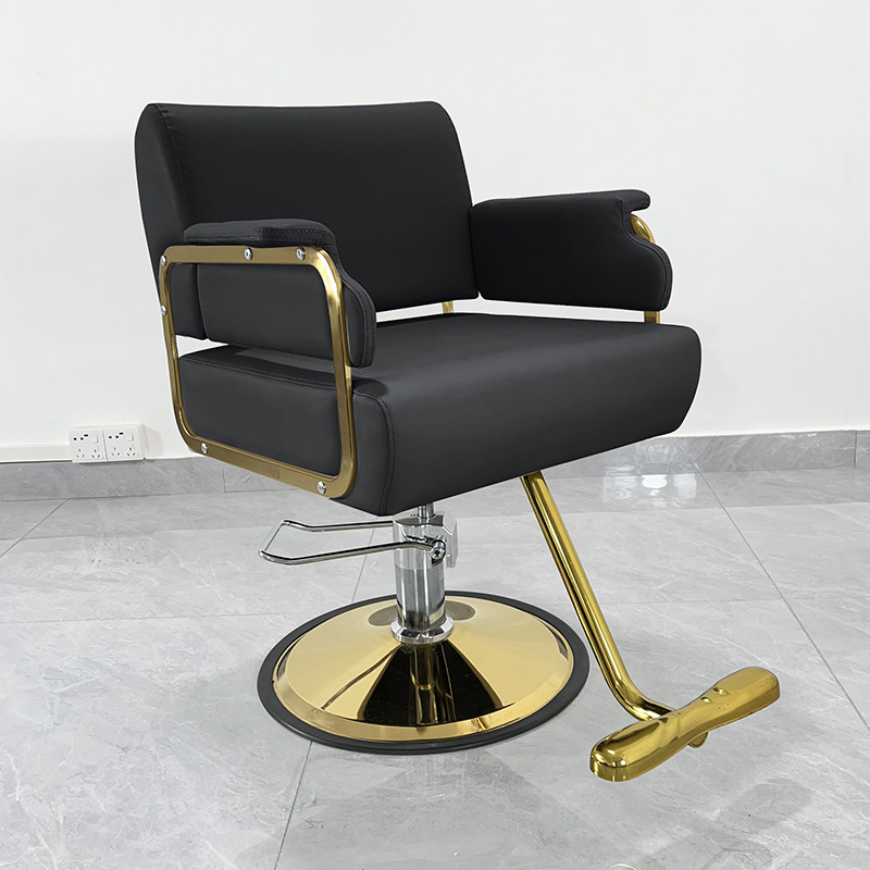 Enlarged gold disc black