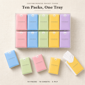 กระดาษทิชชูพกพาแบบพิมพ์ลายเอง 3 ชั้น เนื้อนุ่ม ขนาดพกพา - Product Image 3