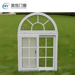 Ventanas corredizas de PVC Protección UPVC <span class=keywords><strong>Mosquitera</strong></span> de fibra de vidrio Columpio Hoteles Apartamentos Rolling Louver Style Función antirrobo - Product Image 1