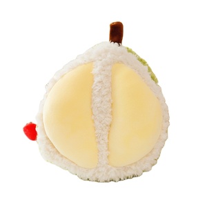 Promosi grosir murah mainan lembut mewah lucu untuk anak-anak kapas PP poliester es krim mangga wortel jamur Durian nanas - Product Image 1