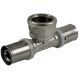 Raccord coudé à sertir Ø26 × Ø26 pour PEX-AL-PEX |   Raccord en laiton haute pression |   THS Thermostyle ® - Product Image 1