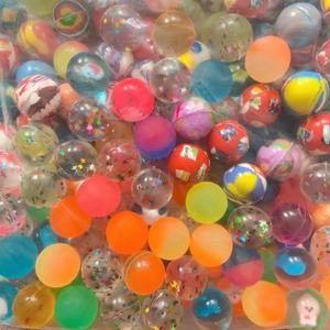 27mm 32mm hỗn hợp cao su bouncy bóng đầy màu sắc thiên đường đáy biển câu cá nổi đồ chơi trẻ em nảy bóng bán buôn - Product Image 4