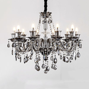 Lampadario in Cristallo Stile Europeo Moderno, Lampada a Sospensione Semplice ed Elegante per Caffè, Soggiorno e Decorazione Domestica - Product Image 1