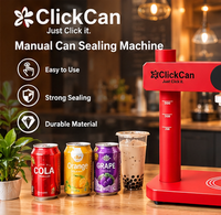 Machine manuelle de capsulage et de scellage de boissons avec capsulage rapide