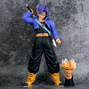 43CM nuevo Dragón Torankusu Trunks doble cabeza japonés DBZ muñeca de juguete figurita Anime PVC figura - Product Image 2