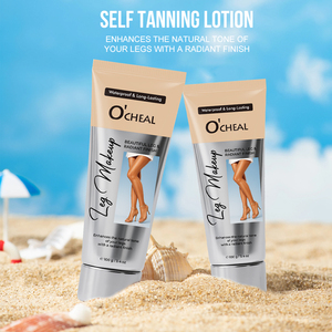 Loción Autobronceadora para Piernas O'CHEAL, Resistente al Agua, Bronceador Corporal de Larga Duración, 3 Tonos: Natural, Chocolate Claro y Marrón - Product Image 6