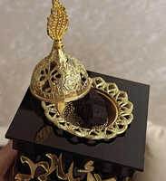 RAY YI Vente en gros personnalisée Élégant brûleur d'encens en acrylique Cadeau du Moyen-Orient Hajj avec brûleur d'encens Bakhoor
