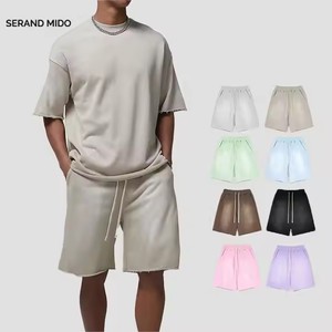 OEM Mens Gym Sports Cotton Shorts Cómodo French Terry Athletic Jogger Shorts para hombres Sweat Custom Shorts Hombres - Product Image 1