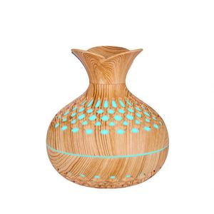 Creative Large Spray USB Aromatherapy <b>Machine</b> Wood Grain Flower Design Hydrating Colorful Ambient Light Aroma Battery - Product Image 1