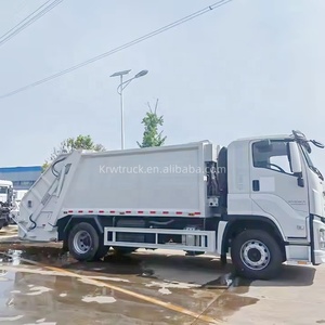 รถบรรทุกอัดขยะใหม่ 14 คิวบิกเมตร ควบคุมระยะไกล โครงรถอีซูซุ สำหรับบริการเก็บ<span class=keywords><strong>ขยะ</strong></span>และทำความสะอาด - Product Image 5