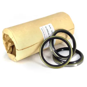 Black NBR and metal oil resistance dust wiper seal dustproof mechanical oil seal apply for DKB / DKBI 75 - 89 - 8 / 11