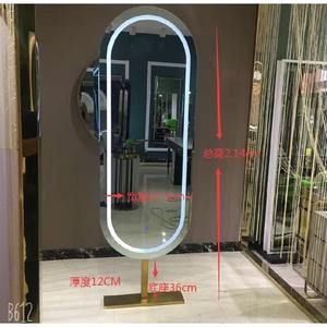 Miroir de table simple ou double face sur pied pour salon de coiffure et de beauté, idéal pour la coloration à chaud – Nouveauté exclusive - Product Image 5