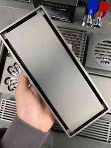 ที่ดัก<span class=keywords><strong>ผม</strong></span>แบบระบายน้ำที่พื้นทองเหลืองขัดเงาทรงสี่เหลี่ยมระบายน้ำที่พื้นในห้องน้ำสีดำมีรูปแบบสเปรย์ฝนแกนวาล์วเซรามิก - Product Image 5