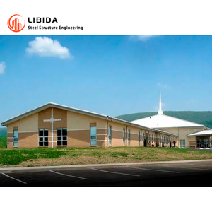 Fornitore di strutture in acciaio prefabbricate in acciaio magazzino metallo edificio della chiesa - Product Image 6