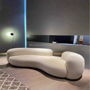 Vente flash - Canapé en velours d'agneau de style nordique créatif, moderne et minimaliste, pour hôtel, appartement, salon - Product Image 4