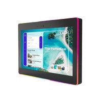 10.1 inç kapasitif dokunmatik Panel Android RK3288 10 ''renkli ışık POE duvar montaj Tablet PC ile ekran