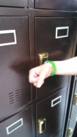 Casier de rangement de salle de gym pour carte/bracelet de parc aquatique Serrure à capteur Casier de vestiaire d'étudiant de l'école Casier de personnel de bureau